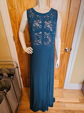 💛 19. New Noir Size 14 Green/Teal Formal/Prom Dress